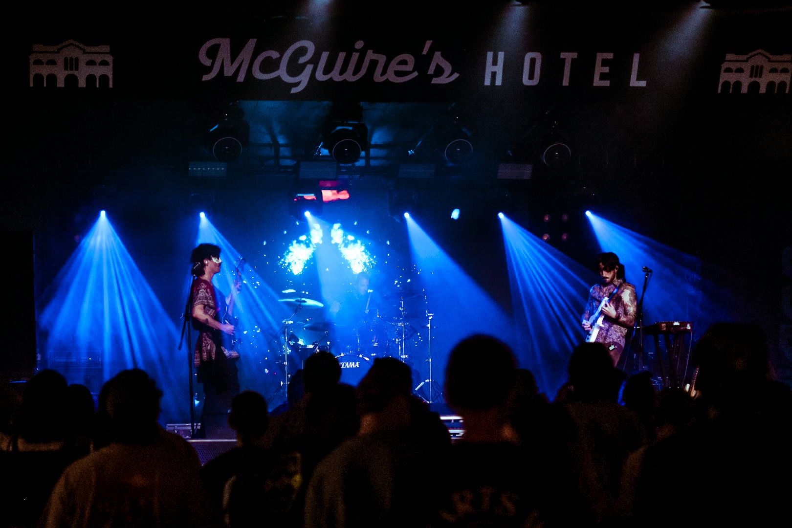 Full band at McGuire's Hotel